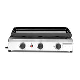3-Burner Flat Top Gas Griddle Cooking Station with Ceramic Coated Cast Iron Pan, 30,000 BTU Propane 71079370