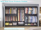 Heavy Duty Closet Organizer System, Freestanding Clothing Rack Shelves, Adjustable Garment Rack W3204P581186