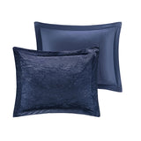 Full/Queen Velvet Comforter Set with Throw Pillow B03595890