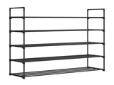 Shoe Rack - 5-Tier Shoe Organizer for Closet, Bathroom, Entryway - Shelf Holds 25 Pairs Sneakers, 10740549