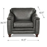 Belfast Top Grain Leather Chair B2705P211696