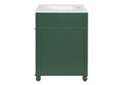 Bathroom Vanity Cabinet with Ceramic Sink Basin, 30 Inch, Storage Cabinet with Soft Closes and N710P286723F