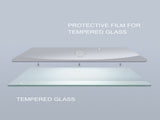 Bypass shower door, sliding door, with 5/16" tempered glass and Brushed Gold finish 6074 W2122P225221