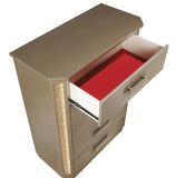 Chest Made with Wood in Gold B009139111