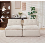 Modular Sofa,No Armrests,At will DIY,Soft Chenille Fabric,Neck W2108P261276