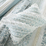 Cal King 9 Piece Cotton Percale Duvet Cover Set B03597321