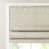 Printed Faux Silk Room Darkening Cordless Roman Shade B03598303