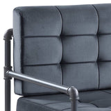 Brantley Gray Velvet & Sandy Gray Finish Accent Chair B2726P287572