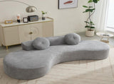 105.5''Curved Sofa, Modern Minimalist Sofa, Cloud Couch Sofa 3-4 W2108P196831