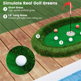 37.5" x 25.5" Oval Floating Golf for Pool Chipping 12508439