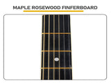 41" Acoustic Guitar for Beginners Adults, Dreadnought Cutaway Basswood Folk Guitar with Gig Bag & 15396249