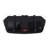 Rear Bumper Diffuser Lip Gloss Black w/ Red LED fit for 2010-16 BMW F10 M5 F1 Style 70981534