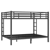 Metal Queen over Queen Bunk Bed for Teens and Adults,Space-Saving/Noise Reduced/No Box Spring 00245031