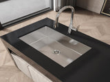 Stainless Steel Kitchen Sink, 30x19 Drop In Single Bowl, Undermount Handmade Sink in Brushed 99693634