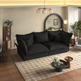 90.55" Modern Comfy Upholstered Sofa Cloud Couch, Deep Seat Couches with Multiple Large Soft W1885P234641