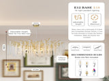 Golden Crystal Branch Chandelier Luxury Adjustable Lighting for Grand Entryways 42545681