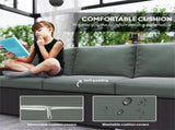 Rattan Three-Seat Sofa 92431765