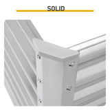 2 Pcs 841ft Galvanized Raised Garden Bed, Metal Outdoor Planter Box, Rectangular Garden Bed for 28680578