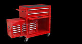 High Capacity Rolling Tool Chest with Wheels and Drawers, 8-Drawer Tool Storage Cabinet--RED W110243144