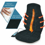 Massage Seat Cushion Back Massager W/ Heat & 6 Vibration Motors For Home 40807389