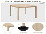 Modern 4 Person Dining Set with 4 Chairs, Dining Set for 4 People, 5-piece Wooden Dining 10534621