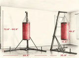 Punching Bag Stand with Sandbag 71082707