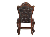 Chocolate and Honey Oak Armless Counter Height Chairs B062P182751