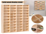 Wooden 1/64 Scale Toy Car Hot Diecast Wheels Matchbox Display Case Storage Gift 72294333