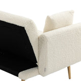 ZUN Velvet Sofa , Accent sofa .loveseat sofa with metal feet 88657732