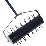 Rolling manual lawn aerator, Home aerator lawn tool pusher, 58-inch handle push lawn aerator for 77255372