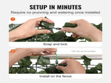 39"x98" Artificial Faux Ivy Leaf Privacy Fence Screen Decor Panel Hedge 25880181
