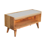 Oak-ish Nordic Storage Bench B182P166670