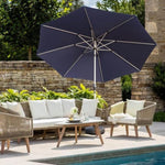 ZUN 10FT Patio Umbrella, Outdoor Table Umbrella with Push Button Tilt and Crank, UV Protection W1859P195941