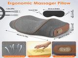 3 in 1 Massager Pillow with Vibration, Air Compression & Heat Therapy, Ergonomic Memory Foam 20140946
