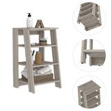 Nashua 4-Shelf Linen Cabinet Light Grey B06280361