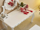 Kids Vanity Set with Mirror and Lights and Stool, 5 Storage Drawers, Pretend Play Princess Makeup 80505306