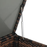 Iron Frame Double Door Can Be Stored Brown Gradient Rattan Locker 20474873