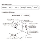 ZUN Luxury Smart Toilet Bidet Built In, Bidet Toilet Heated Seat, Elongated Japanese Toilet 52919809