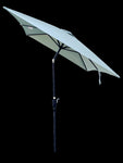 ZUN 6 x 9ft Patio Umbrella Outdoor Waterproof Umbrella with Crank and Push Button Tilt without flap for 52444544