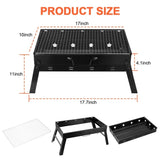 Portable BBQ Barbecue Grill Foldable Charcoal Grill Camping Garden Outdoor Travel 40376126