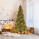 7.5ft Automatic Structure PVC Material 600 Lights Warm Color 8 Modes 1200 Branches Christmas 92326934