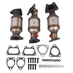 ZUN Catalytic Converters Set for Honda Pilot 3.5L 2005 2006 2007 2008 45106 45107 45108 76171678