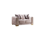 ZUN Modern Style Loveseat in Beige B009141288