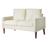 54" Velvet Sofa for Small Spaces, Modern Army Green Fabric Couch with Plush Comfort, Compact Living 79482785