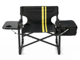 46.46" x 20.87" x 33.46" Folding Camping Chair with Side Table & Insulated Cooler Bag, Spray-Coated 53355141
