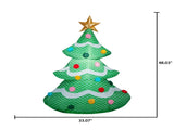 Multicolor Christmas Tree Airblown Yard Inflatable, 4' 88595885