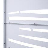 Outdoor & Indoor Privacy Metal Privacy 76" H48" W, Freestanding Decorative Privacy W465P193227