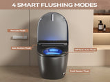 Unique Smart Toile, One Piece Toilet with Built In,Intelligent Toilet Auto Open/Close Seat. W3133P476382