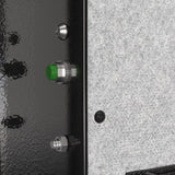 Three-lock safe, measuring 20.4 16.5 14.1 , suitable for home and office use, large steel W396P307320