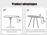 Modern Round Dining Table, 31.5'' Kitchen Dining Room Furniture, Coffee Table, Leisure Table, W2641P238037